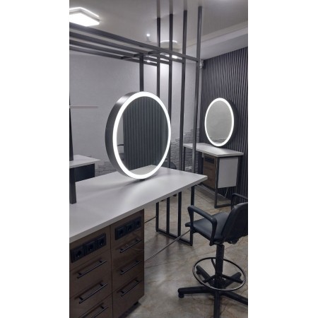 Masa de lucru pentru salon de coafura cu oglinda iluminata A-81